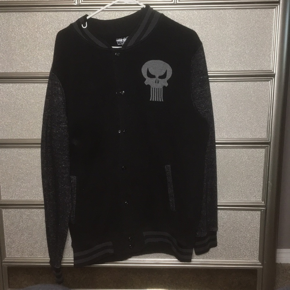 Black with gray detailing